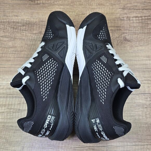 Wilson Rush Pro 4.0 Men's Size 8 Black White Gray Court Tennis Pickleball Shoes - Picture 6 of 9